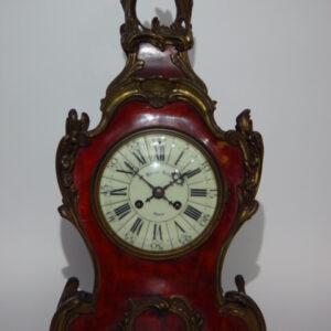 Franz. Schildpatt Pendule um 1860