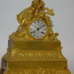 Franz. Cheminee Uhr um 1820
