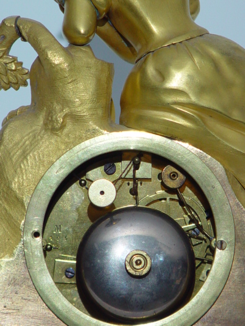 Franz. Cheminee Uhr um 1820 – Bild 3