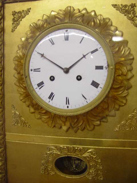 Wiener Rahmenuhr um 1820 – Bild 3