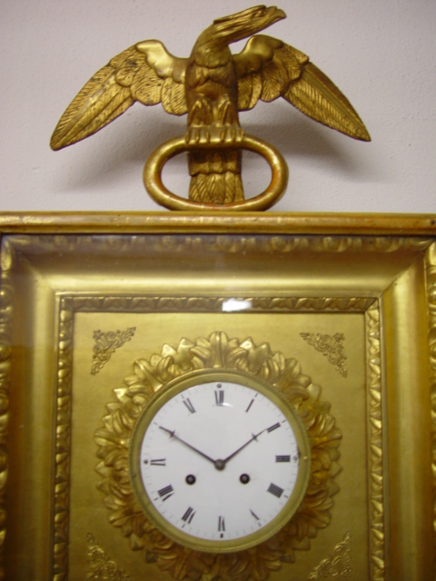 Wiener Rahmenuhr um 1820 – Bild 2