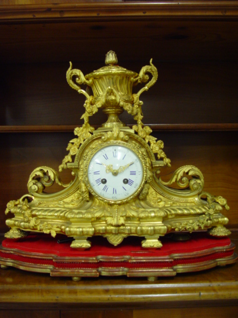 Franz. Cheminèe Uhr um 1850