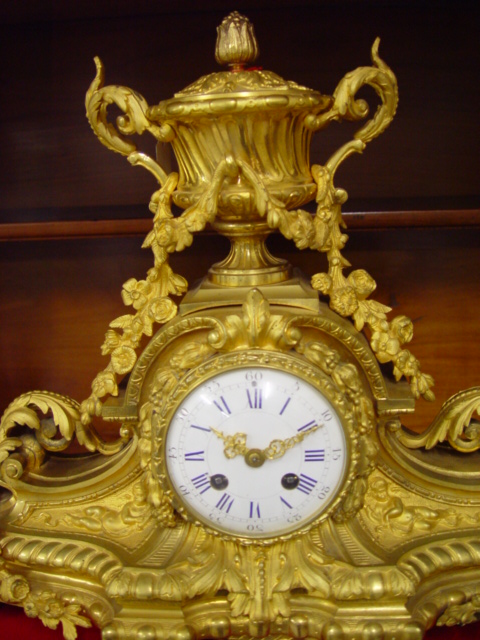 Franz. Cheminèe Uhr um 1850 – Bild 3