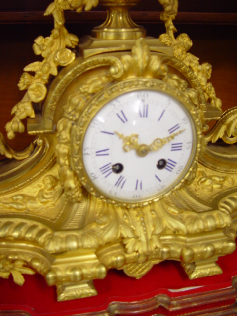 Franz. Cheminèe Uhr um 1850 – Bild 2