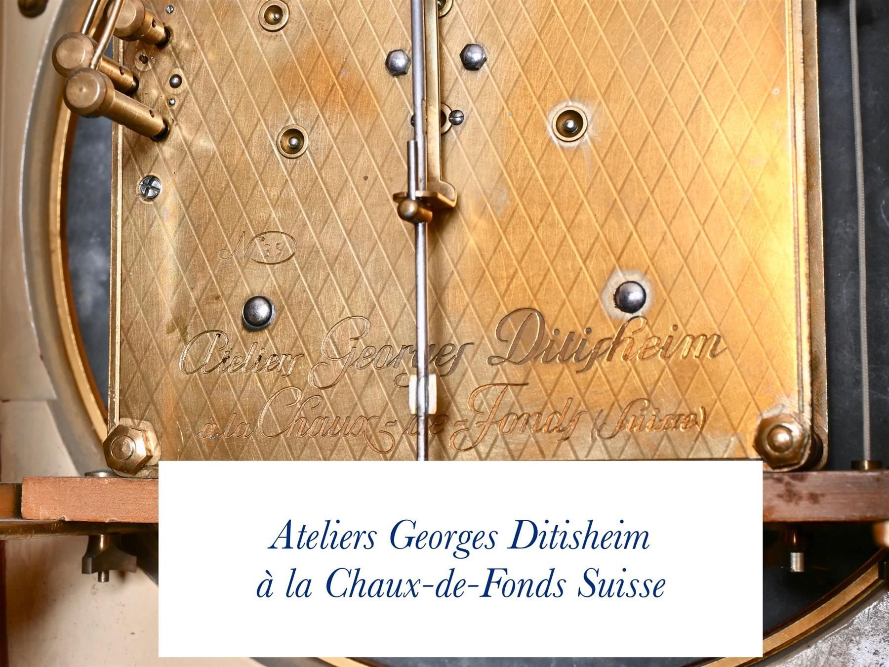 Pendule Georges Ditisheim um 1900 – Bild 6