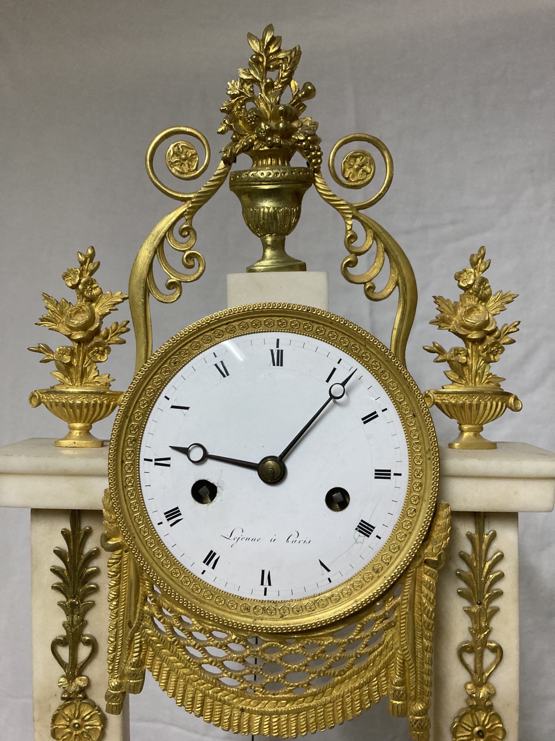Empire Pendule Paris um 1810 – Bild 4