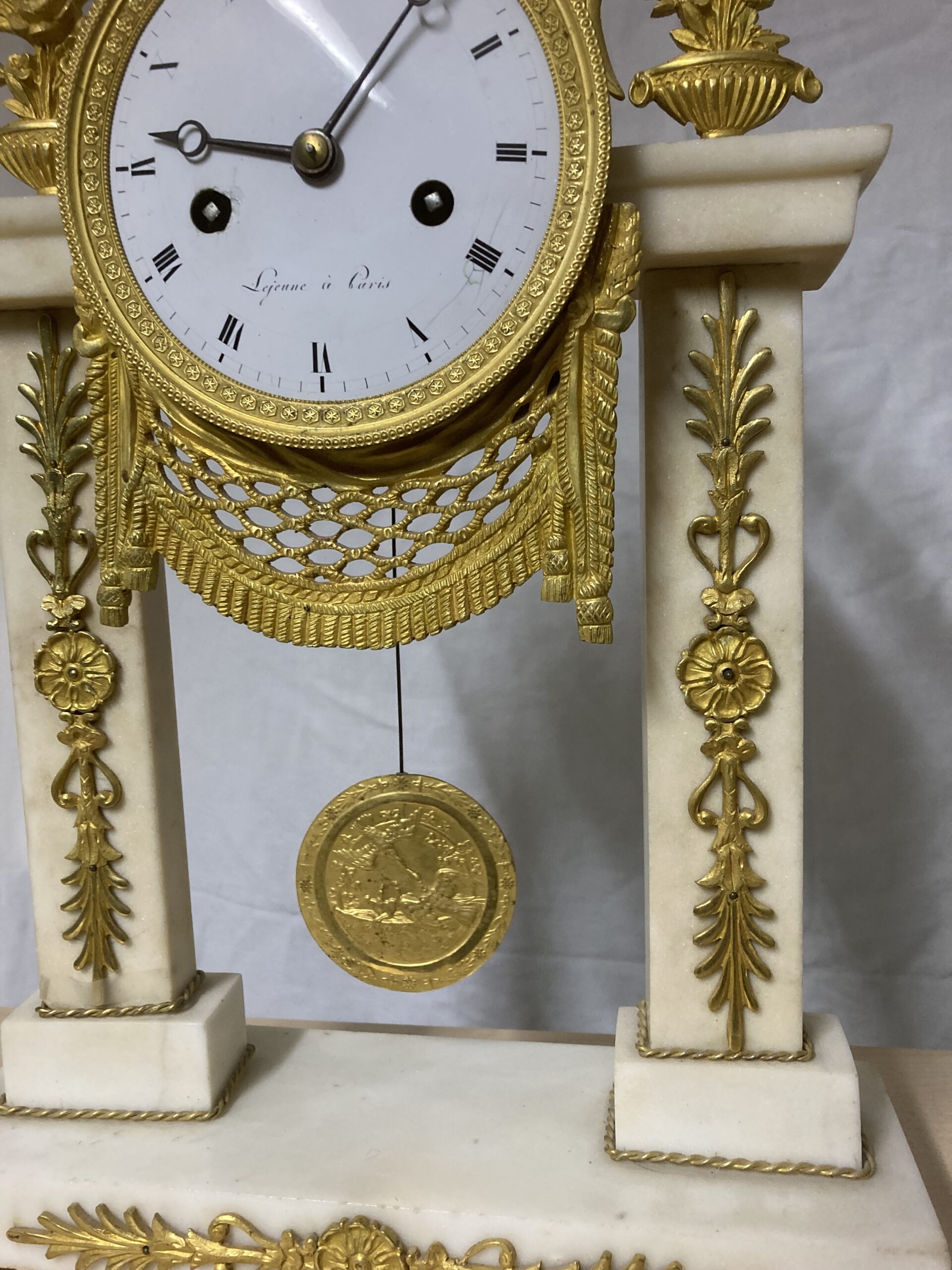Empire Pendule Paris um 1810 – Bild 6