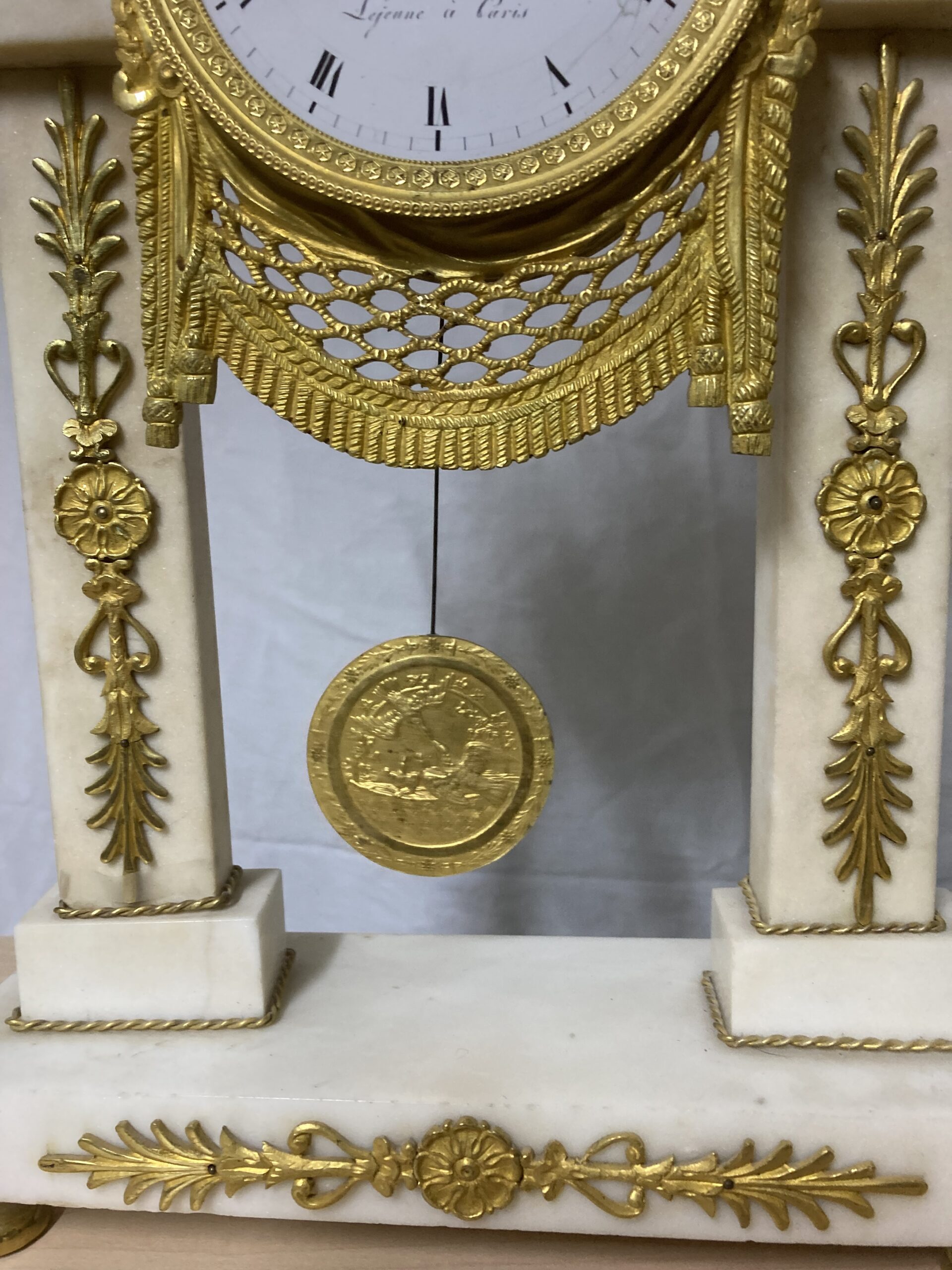 Empire Pendule Paris um 1810 – Bild 7
