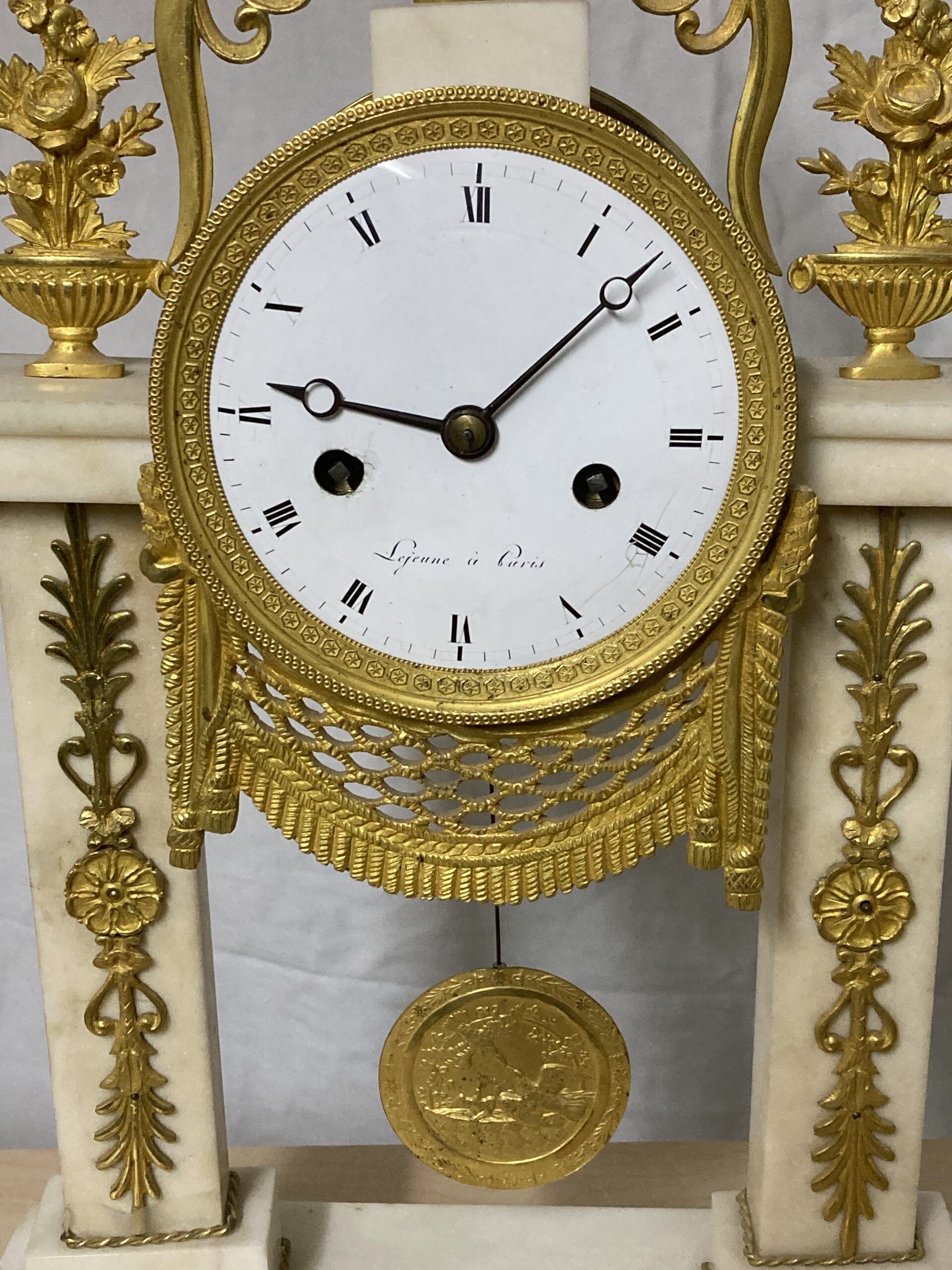 Empire Pendule Paris um 1810 – Bild 5